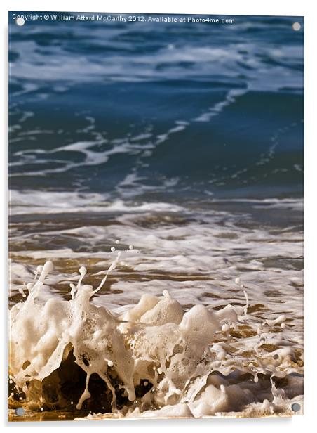 Surf Ashore Acrylic by William AttardMcCarthy