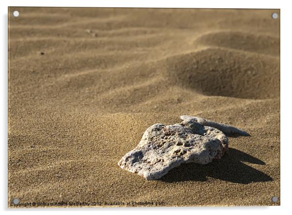 Sand and Stones Acrylic by William AttardMcCarthy