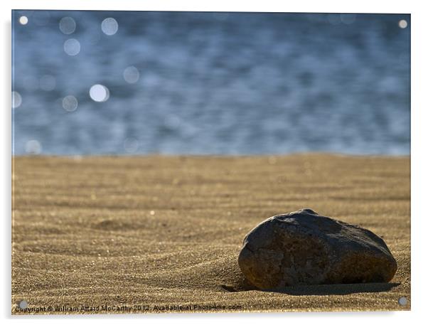 Sand and Stones Acrylic by William AttardMcCarthy