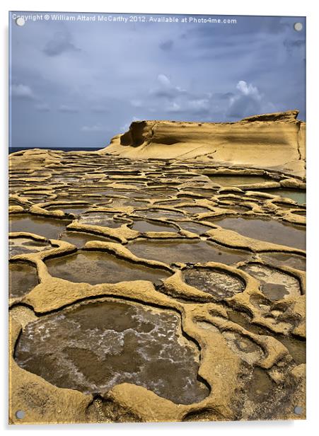 Saltpans Acrylic by William AttardMcCarthy