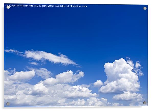 Clouds over Sky Acrylic by William AttardMcCarthy