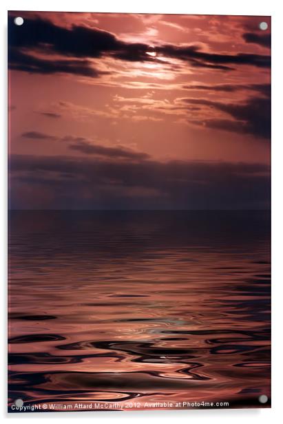 Sunset Acrylic by William AttardMcCarthy