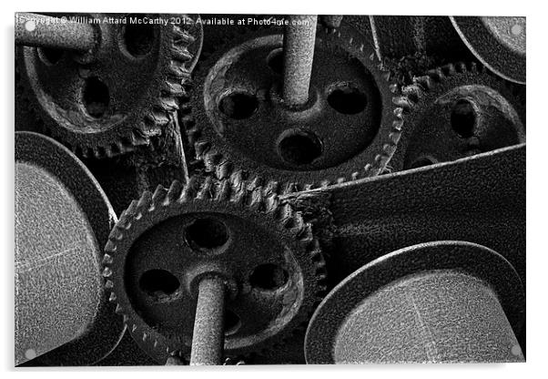 Clockwork Monochrome Acrylic by William AttardMcCarthy