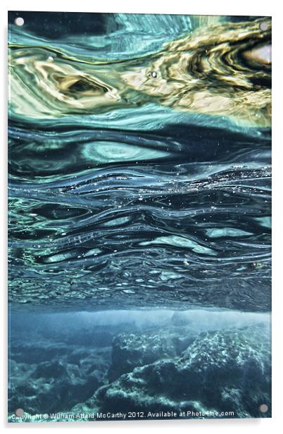 Marine Abstract Acrylic by William AttardMcCarthy