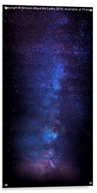 The Milky Way Acrylic by William AttardMcCarthy