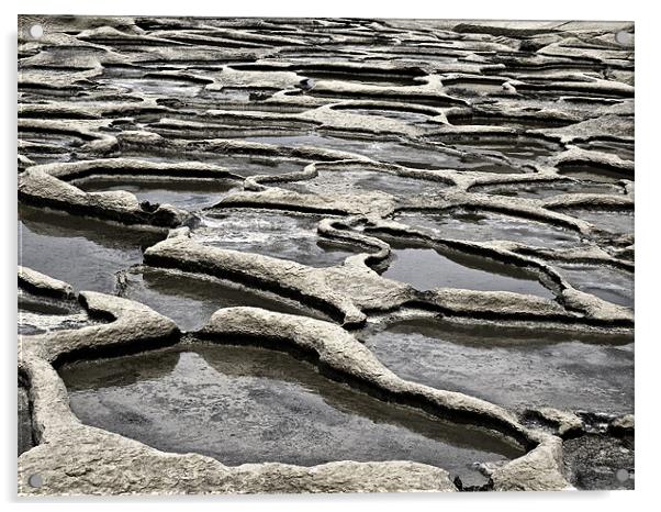 Saltpans Acrylic by William AttardMcCarthy