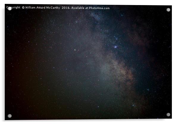 Milky Way Acrylic by William AttardMcCarthy