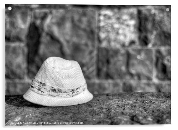Old hat Acrylic by Carl Shellis