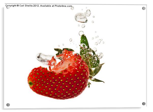 Strawberry sunday Acrylic by Carl Shellis