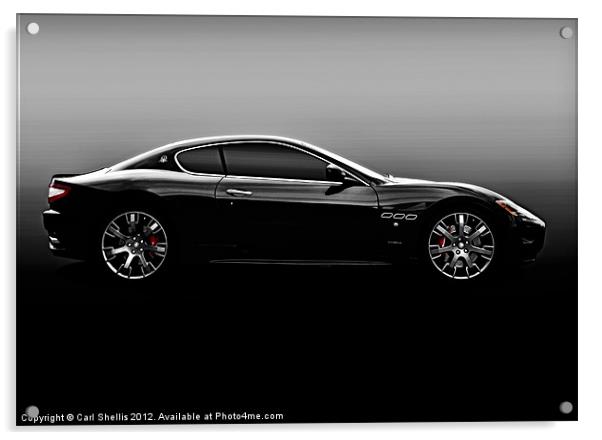 Maserati Acrylic by Carl Shellis