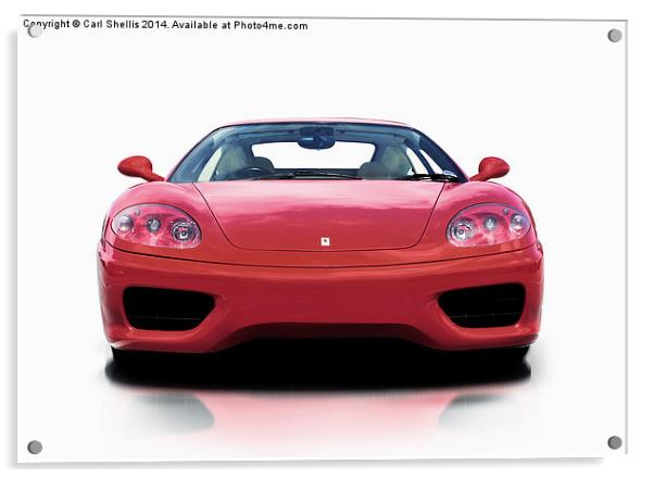 Ferrari Acrylic by Carl Shellis