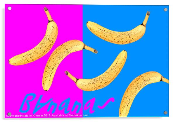 Bananas Acrylic by Natalie Kinnear