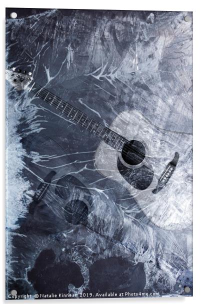 Ice Guitars Acrylic by Natalie Kinnear