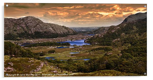 Ladies’ View, Lakes of Killarney Acrylic by Jane McIlroy