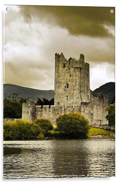 Ross Castle, Killarney, Kerry, Ireland Acrylic by Jane McIlroy