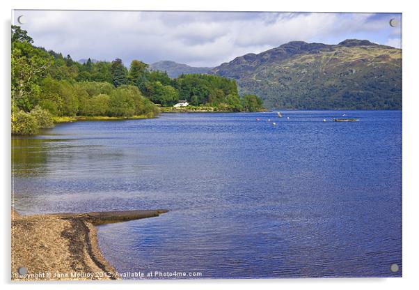 Loch Lomond, Scotland Acrylic by Jane McIlroy