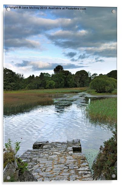 Lough Leane Killarney Acrylic by Jane McIlroy