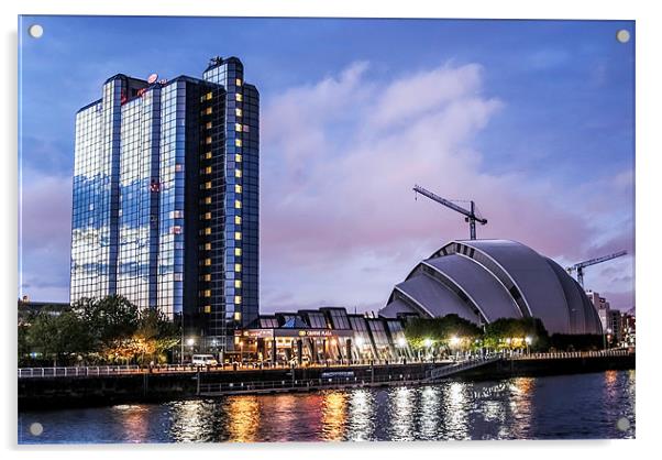 Crowne Plaza and Armadillo Acrylic by Patrick MacRitchie