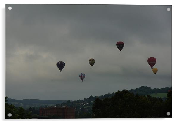 Morning Balloons Acrylic by William Edwards