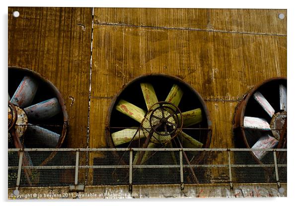 propellers Acrylic by Jo Beerens