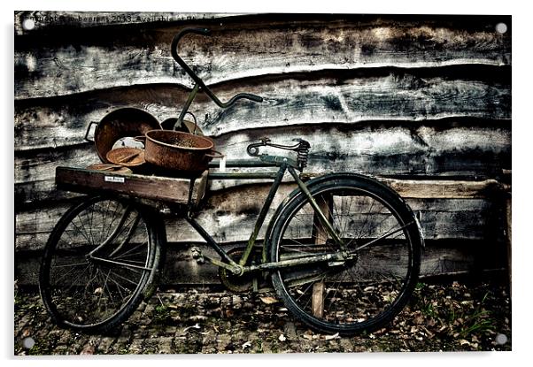 dutch bike Acrylic by Jo Beerens