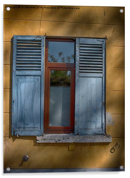 belgian window blinds Acrylic by Jo Beerens