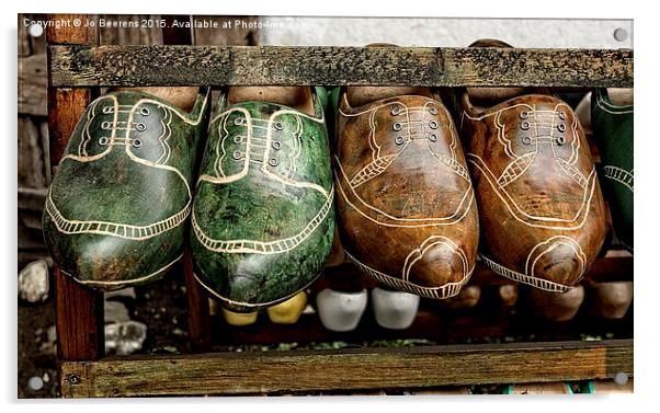 wooden shoes Acrylic by Jo Beerens