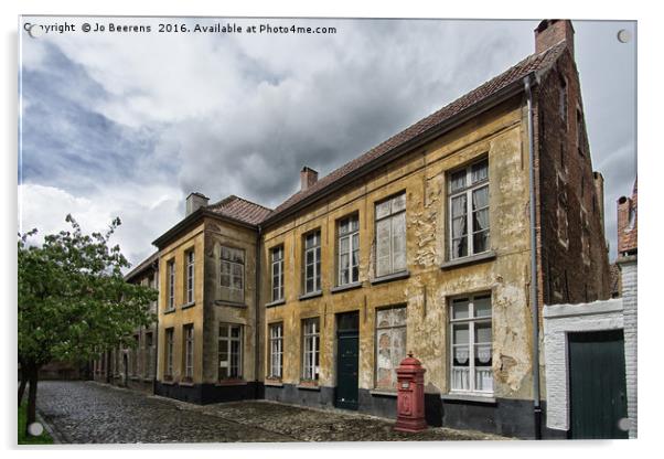 beguinage Lier Acrylic by Jo Beerens