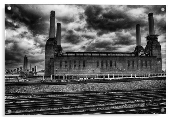 Battersea Power Station Acrylic by Dean Messenger