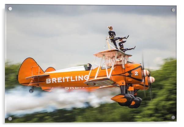 Breitling Wing Walkers Acrylic by Dean Messenger
