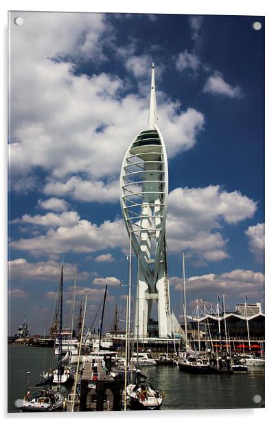  The Spinnaker Tower Acrylic by Dean Messenger