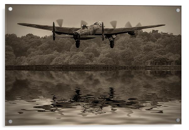  Departing Lancaster Acrylic by Dean Messenger
