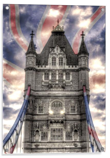 Pride of London Acrylic by Sara Messenger
