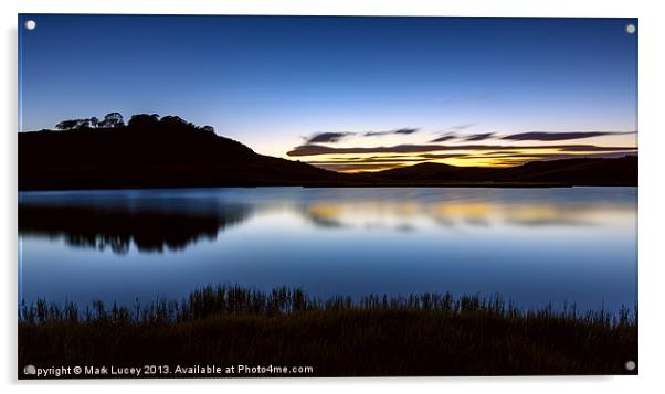 Sunrise - Pretty Valley Pondage Acrylic by Mark Lucey