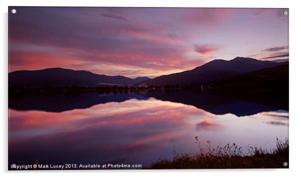 Reflections of Bogong Acrylic by Mark Lucey