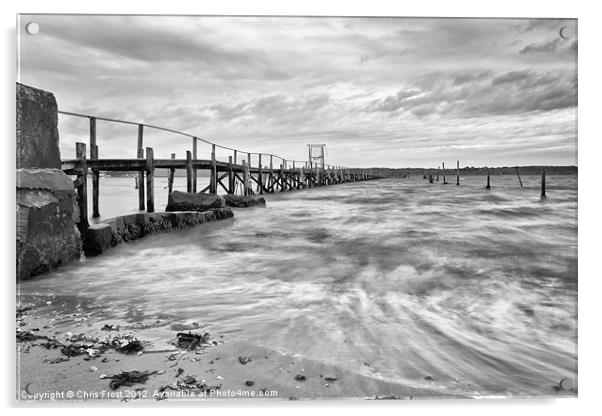 Lead the way to Sandbanks Acrylic by Chris Frost