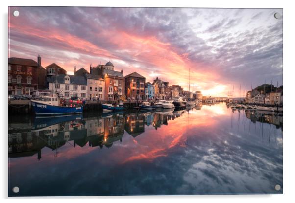 The Harbourside Acrylic by Chris Frost