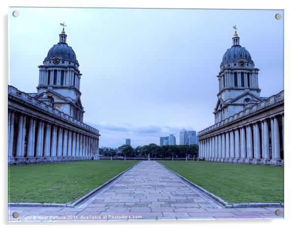 Greenwich Naval College Acrylic by Neal P