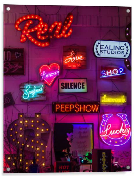 Neon Acrylic by Neal P