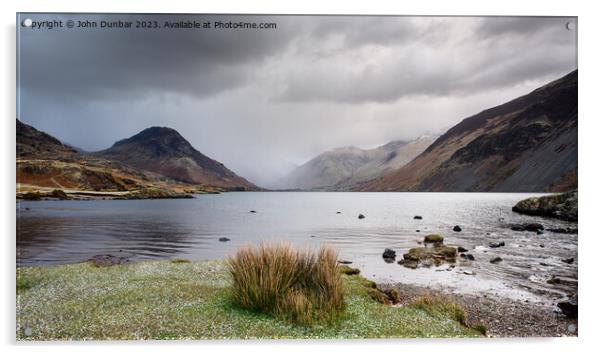 Changing Weather, Wastwater Acrylic by John Dunbar