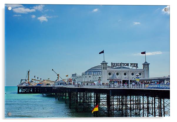 Brighton 'Palace' Pier Acrylic by Phil Clements