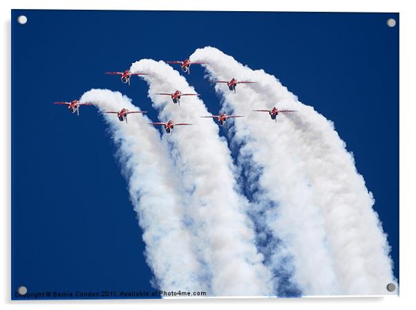 The Red Arrows Acrylic by Bernie Condon