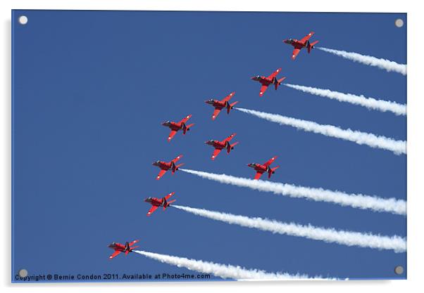 The Red Arrows Acrylic by Bernie Condon