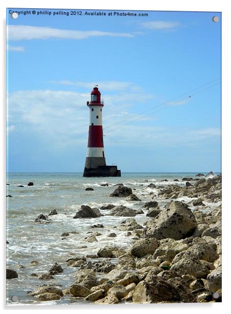 Lighthouse shore Acrylic by camera man