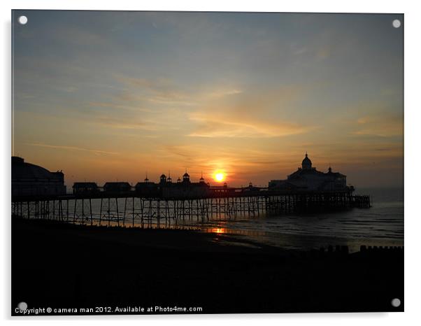 Eastbourne Dawn Acrylic by camera man
