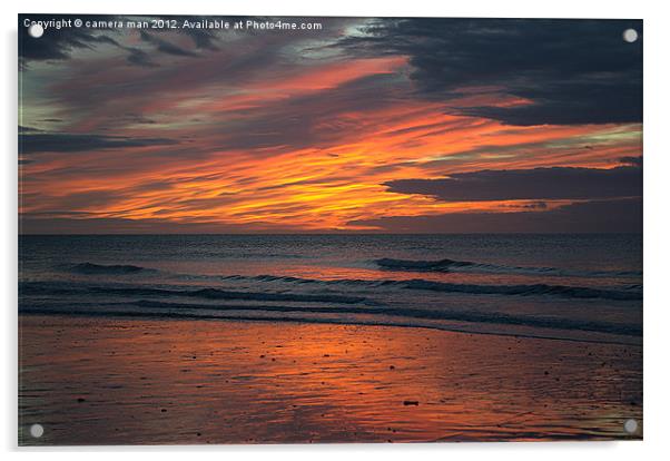 Sunrise sea Acrylic by camera man