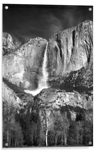 Yosemite Falls Acrylic by Rob Turner