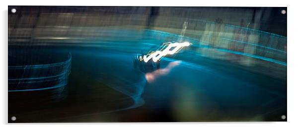 Speed Racer Acrylic by Julian Bowdidge