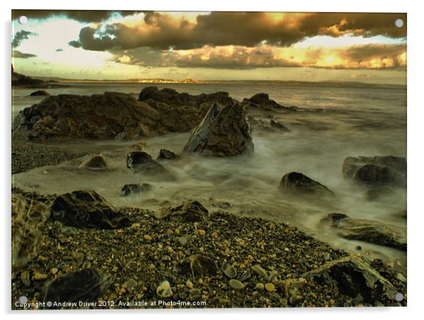 Slow Tide Acrylic by Andrew Driver