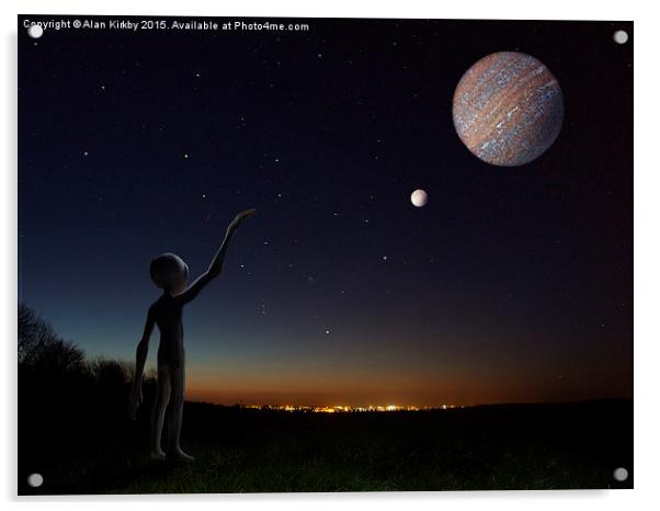  Reach for the Stars Acrylic by Alan Kirkby